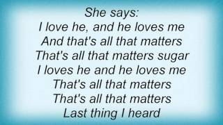 Lutricia Mcneal - All That Matters Lyrics