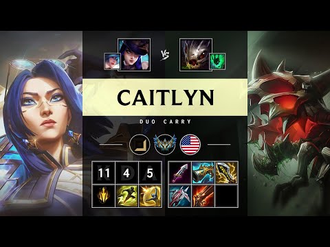 Caitlyn ADC vs Kog'Maw - NA Challenger Patch 25.08