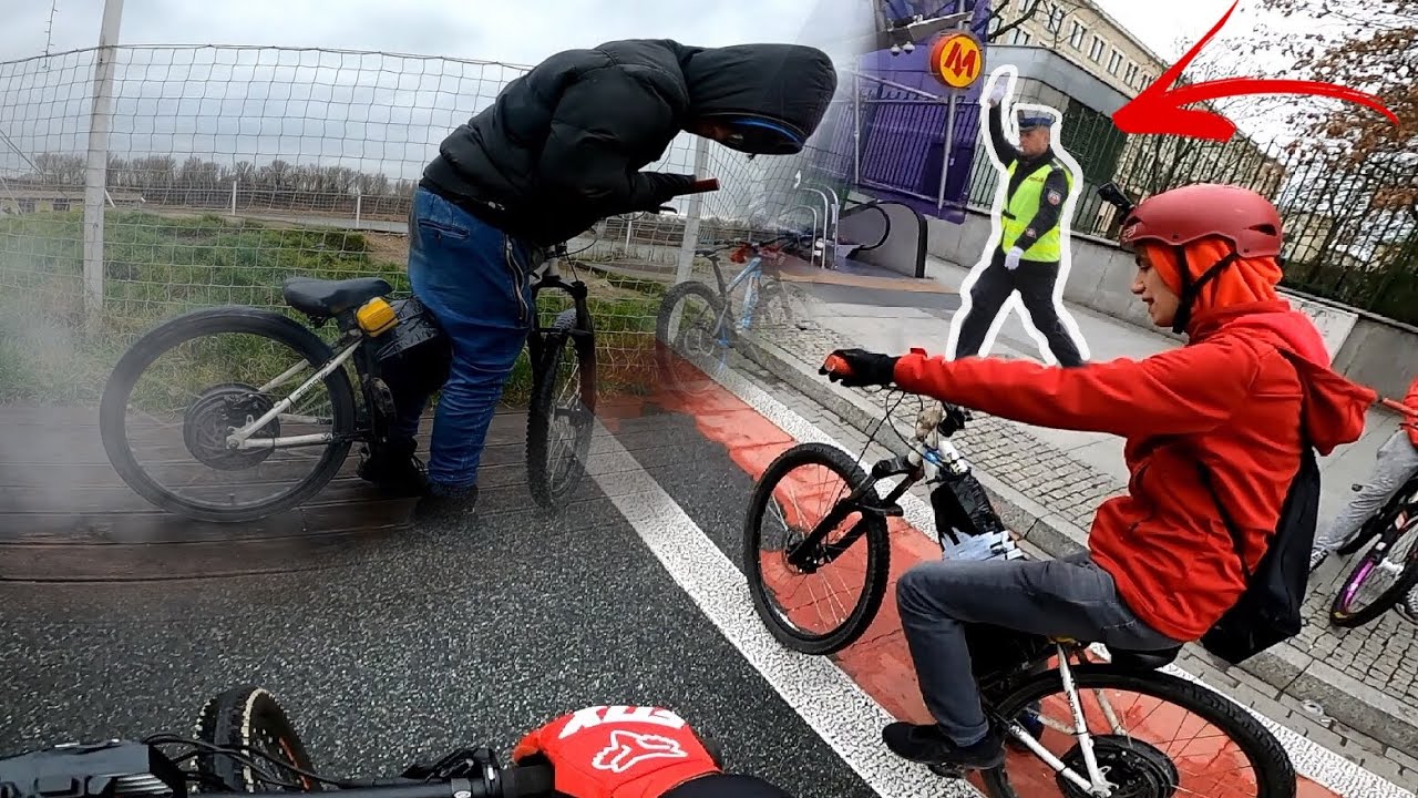 POLICJA CHCIAŁA NAS ZŁAPAĆ - 80 km/h ROWEREM!