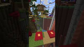 Cubecraftベッドウォーズのロビーのパルクール！【統合版サーバー実況・中学生】#shorts #short #minecraft #マイクラ#マイクラpvp