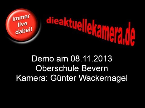 Demonstration für den Erhalt der Oberschule Bevern