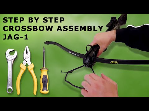 How To Assemble A Crossbow. Step By Step Tutorial. JAG-1 by EK Archery, 175 lbs