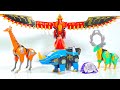 SMP GaoIcarus Unboxing Power Rangers GaoRanger Megazord Transformation Japanese Candy Toys