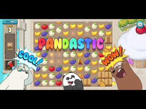 We Bare Bears Match3 Repairs Level 867 - No Boosters