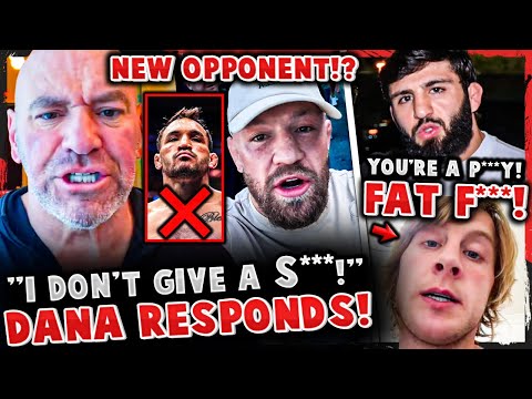 Dana White RESPONDS to HEAVY BACKLASH + Conor McGregor wants NEW OPPONENT! Arman GOES OFF on Paddy!