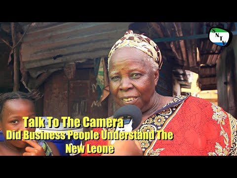 Talk To The Camera - Business People And The New Leone - Sierra Leone
