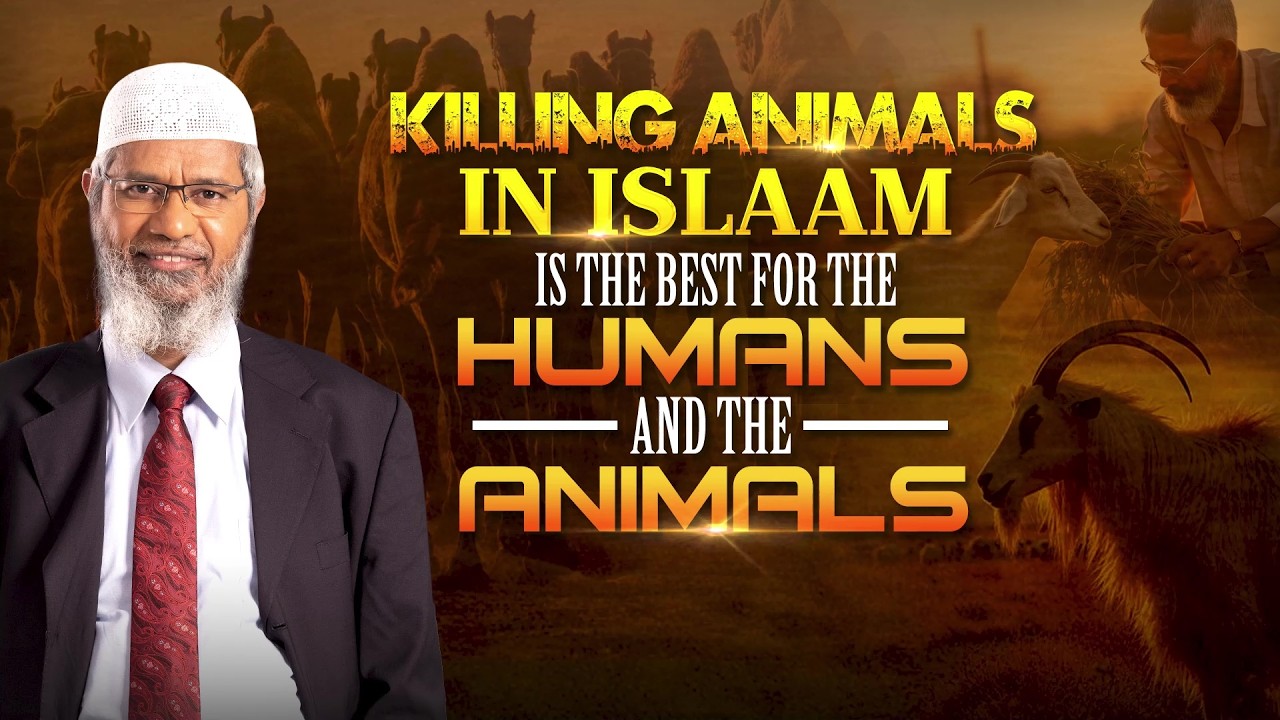 Killing Animals in Islam is the Best for the Humans and the Animals - Dr Zakir Naik