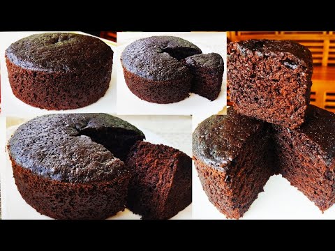 Eggless Chocolate Sponge Cake Recipe Without Oven/Basic Sponge Cake Recipe/Eggless Chocolate Cake 👌