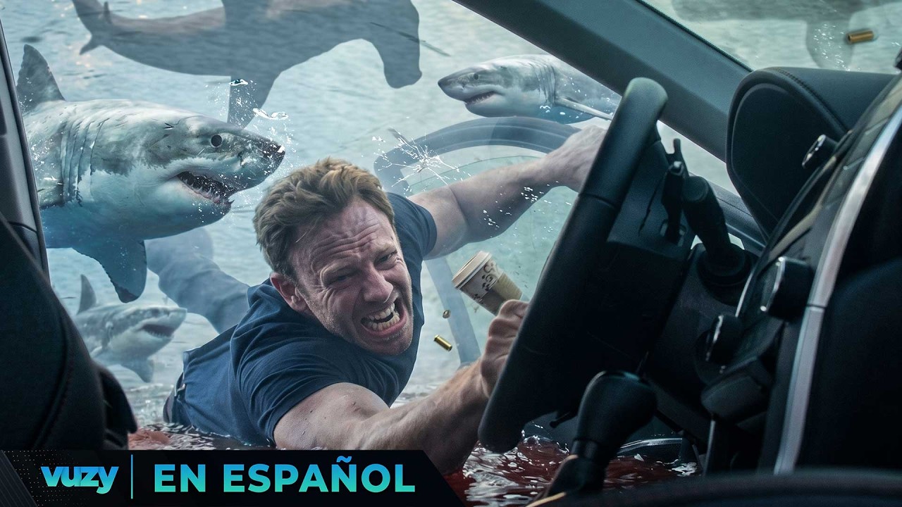 Sobrevivir es el único plan.|Tiburones de Pesadilla|Película Completa de Acción en Español
