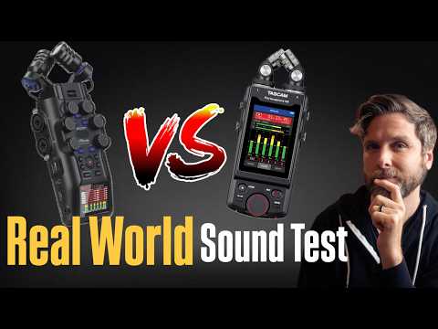 Zoom H6 Studio Vs Tascam Portacapture X8 | Real World Sound Test