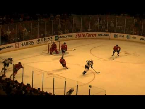 Hawks Kings hockey footage