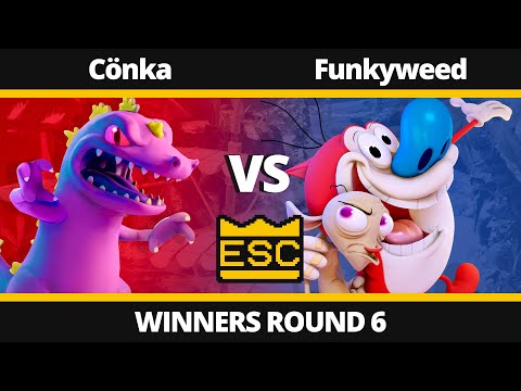 ESC 15 Winners Round 6 - Cönka Vs. Funkyweed - Nickelodeon All-Star Brawl Tournament