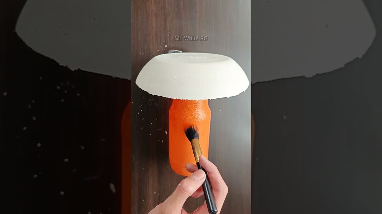 DIY Magical Mushroom Lamp – Handmade Fairy Light Decor for Your Home! #shorts