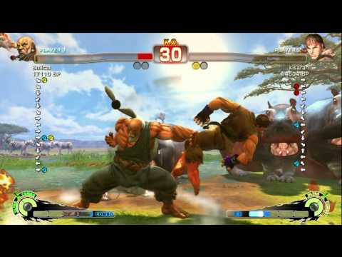 Bullcat [Gouken] vs kisaran [Ryu] SSF4 Japanese Online Ranked Matches - TRUE-HD