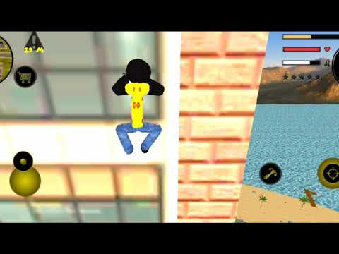 Squid Stickman Rope Hero Vegas City Rescue Mission Stickman