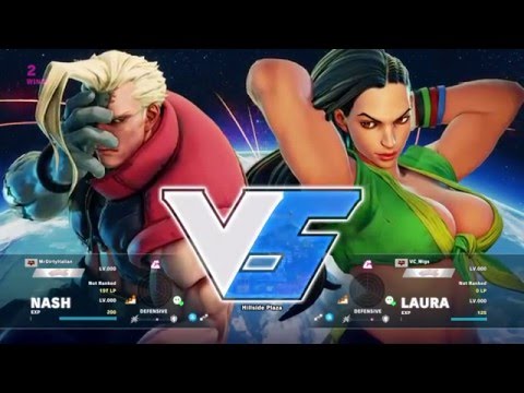 SFV Beta #3:(VC_Migs)Laura vs. Nash(MrDirtyitalian)