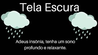 Som de Chuva sem Trovão 🌧️ | Tela Escura 10horas para Dormir Rápido e Aliviar Ansiedade