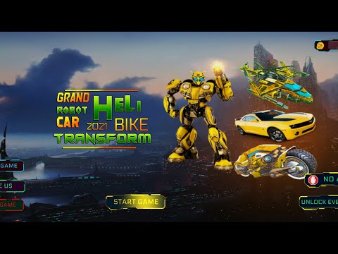 Bumblebee * Helicopter 🚁 Robot Car Shooting : Android Gameplay FHD60fps