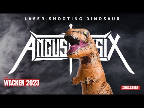 ANGUS McSIX - Laser-Shooting Dinosaur - Live at Wacken Openair 2023