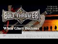 Bolt Thrower - When Glory Beckons (guitar cover playthrough tabs)