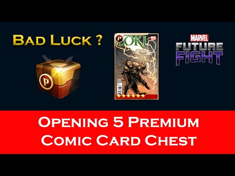Opening Premium Comic Card Chest - Marvel Future Fight