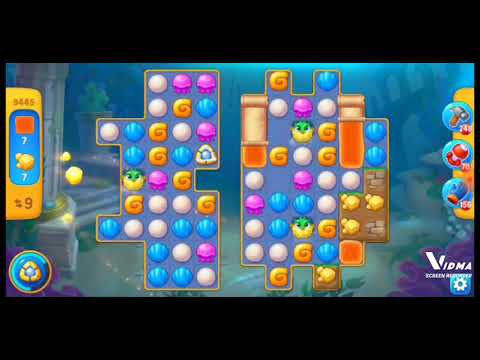 Fishdom. 9445 level no boosters and diamonds. 16 moves