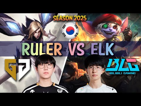 GEN Ruler vs BLG Elk - Ruler KAI'SA vs Elk TRISTANA ADC - Patch 15.5 KR Ranked | lolrec
