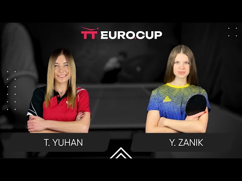 10:45 Tetiana Yuhan - Yulianna Zanik 12.05.2024 TT Euro.Cup Women Ukraine Star. TABLE 3
