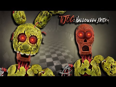 IGNITED SPRINGTRAP (REMOVABLE MASK) ★ TJOC: HALLOWEEN EDITION  ➤Tutorial -Polymer clay ★Air dry clay