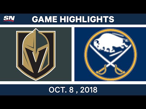 NHL Highlights | Golden Knights vs. Sabres - Oct. 08, 2018