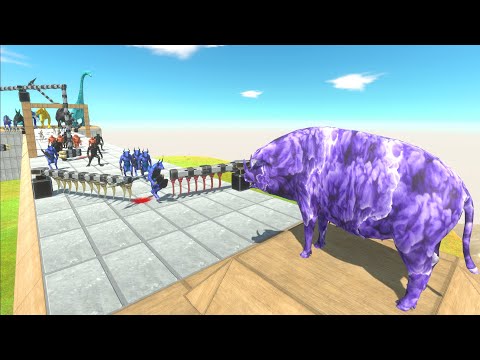 The Road of Deadly Rotators #1 - 🦖 Animal Revolt Battle Simulator 🦕
