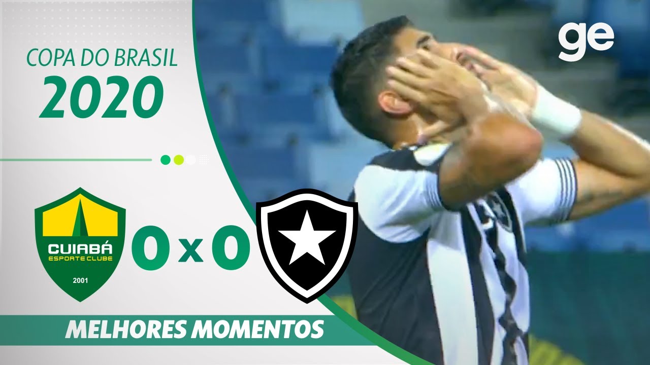 VÍDEO: Principais lances de Cuiabá 0x0 Botafogo pelas oitavas da Copa do Brasil