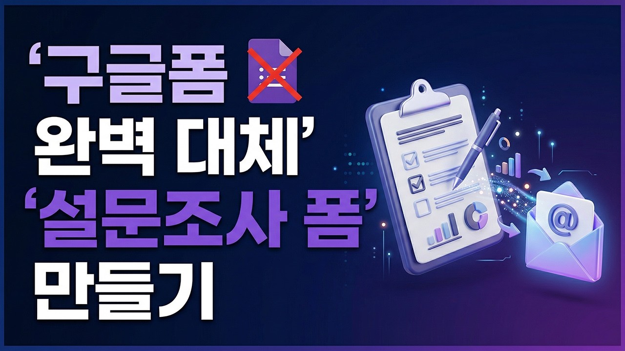 설문조사 페이지를 만들고 이메일로 전송하기