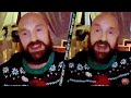 TYSON FURY REACTS TO ANTHONY JOSHUA'S KO WIN OVER PULEV "I KO JOSHUA INSIDE 3 ROUNDS!"