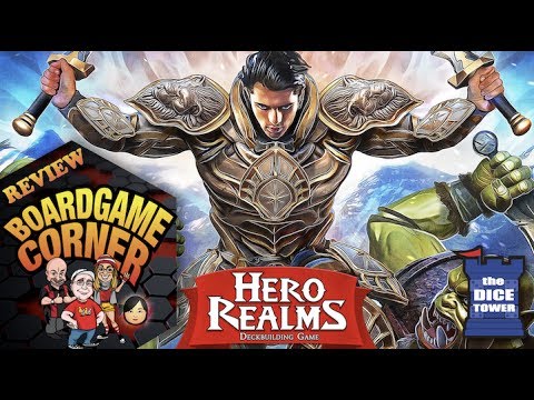 Hero Realms Review with Boardgame Corner (and Suzanne Sheldon)