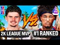2K LEAGUE MVP Vs 1 RANKED 3v3 PLAYER 1000 WAGER NBA 2K25