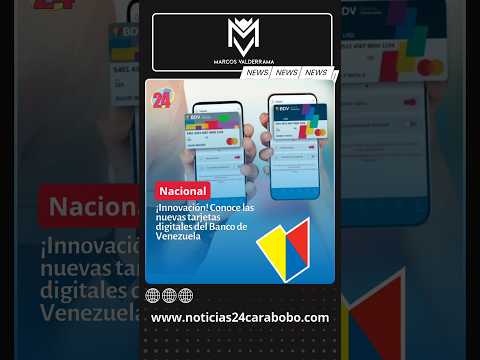 Las nuevas tarjetas digitales del Banco de Venezuela