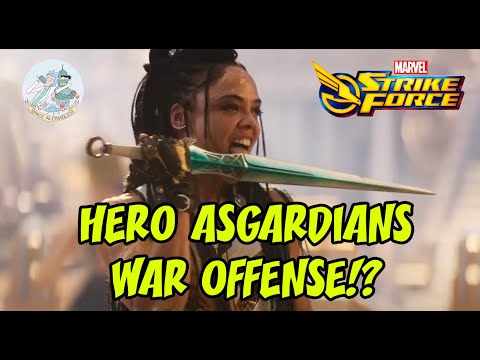 Full Hero Asgardians (HA) AMAZING! #DrunkWarPractice - MSF Marvel Strike Force