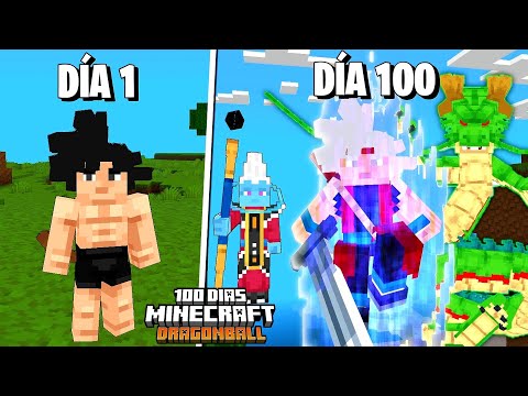 ¿Qué pasa si Entrenas como un SAYAYIN por 100 Días en Minecraft? 