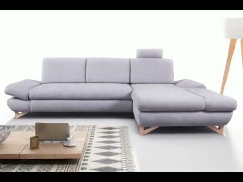 L shaped folding corner lounge suite with a storage space AVESTA