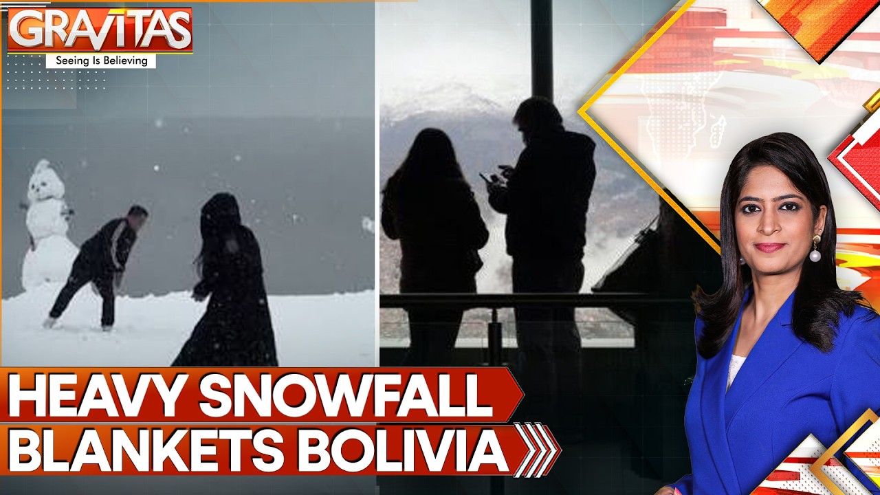 Bolivia: Travellers Left Waiting as Snow Halts Flights | GRAVITAS | WION