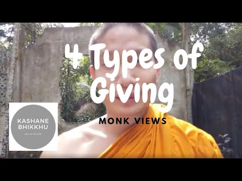 4 Types of GIVING (In Buddhism)
