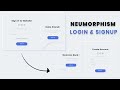Neumorphism Login Form UI Design Using HTML CSS JavaScript Neumorphism CSS Code4education