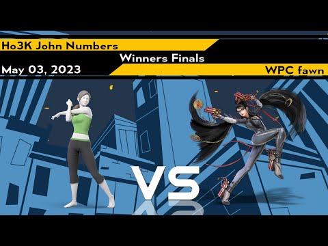 Xeno291 Winners Finals - John Numbers (Wii Fit) vs fawn (Bayonetta) - SSBU Ultimate Tournament