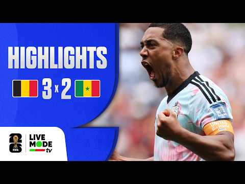 Bélgica 3-2 Senegal (WC 2026)