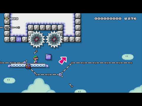 Track Switch Sky by YeGuyWacky - Super Mario Maker 2 - No Commentary 1bu