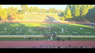 Lancaster High School Marching Eagle Corps competing at RAMPAGE presented by Hart High School.