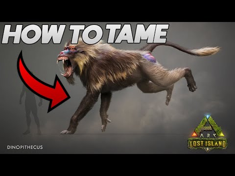 How To Easily Tame The New Dinopithecus - Ark Survival Evolved