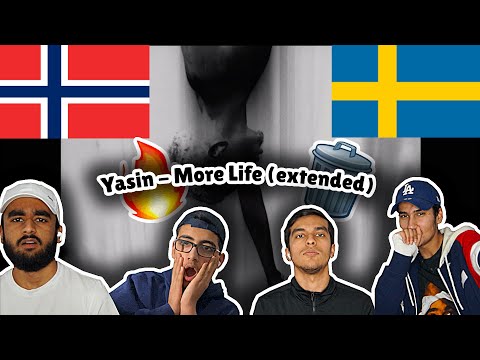 UNIQUE MUSIC VIDEO!! Norwegians React To (Swedish Rap) Reacting Til Yasin - More Life (extended)
