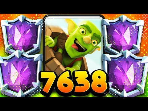 DOMINATING TOP LADDER w/ VALKYRIE LOG BAIT! 7,600+ TROPHIES!